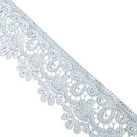 Мереживо макраме 7,5 см колір - білий