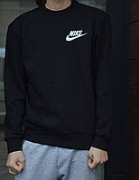 Nike свитшот современная молодежная топовая и качественная найк Черная Кофта