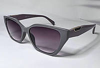 Очки женские корректирующие зрение тонированные линзы в пластиковой легкой опреве Черный, +1.0 -2.0, Серый