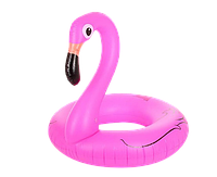 Пляжный надувной круг для плавания "Розовый Фламинго", 120 х 47 см