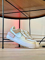 Женские кроссовки Nike Air Force 1 Shadow Spruce Aura найк аир форс кожаные