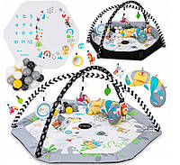 Развивающий коврик MoMi BESTO для малышей 3в1 - игрушки, бассейн, фотоковрик