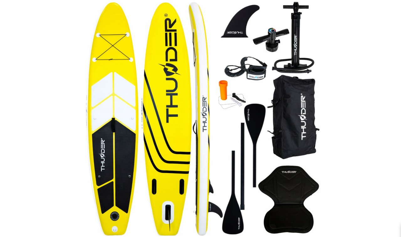 Надувна сап дошка SUP Thunder COAST YELLOW 320 см з веслом