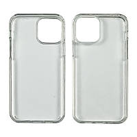 TU  TU Чехол clear protective with frame для Apple iPhone 12/ 12 Pro прозрачный Люкс