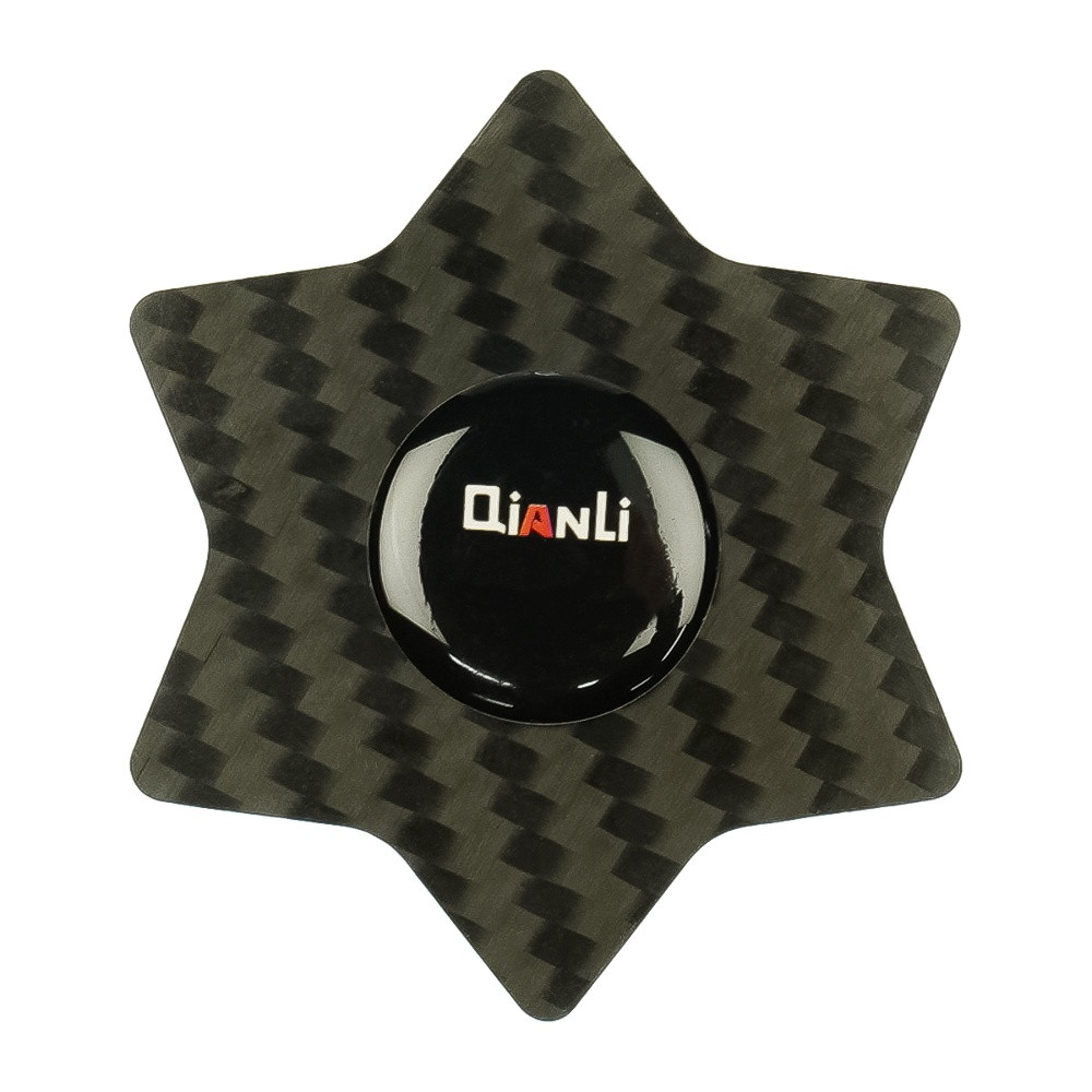 TU TU Карта пластиковая QianLi Carbon Fiber E, звезда шестиугольная, для разборки