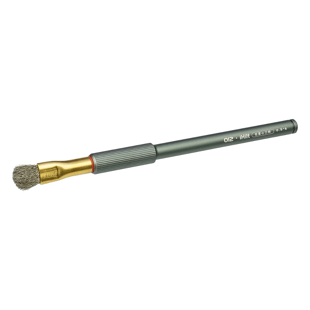 TU TU Щётка проволочная QianLi Steel Brush, стальная, с алюминиевой ручкой 012 iHilt