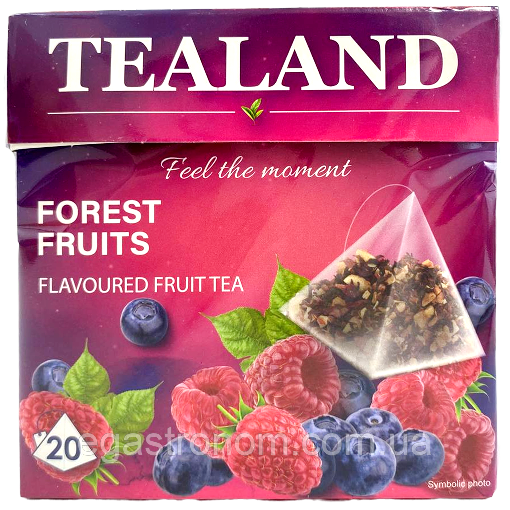 Чай в пірамідках лісові ягоди Тіленд Tealand forest fruits 20пак 40g 10шт/ящ (Код: 00-00016268)