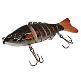 Воблер составник Карась Свімбейт 2 потрійних гачки 10 см 15,5 г Риболова приманка на хижака, фото 5