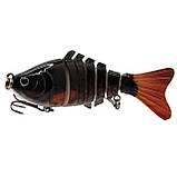 Воблер составник Карась Свімбейт 2 потрійних гачки 10 см 15,5 г Риболова приманка на хижака, фото 2