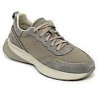 Женские замшевые кроссовки бежево-серого цвета на шнуровке Sergio Billini 10406-282c размер 39