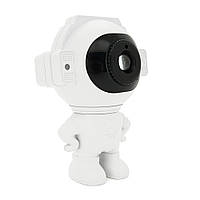 Нічник-проєктор MGY-144 Астронавт+ Bluetooth колонка, пульт, USB-кабель, White, Box