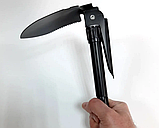 Туристична лопатка складана з чохлом 5 в 1 Туристичну лопату кирка багатофункціональна складана, фото 6