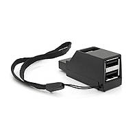 TU  TU Портативный USB HUB 3.0 на 1 порт USB3.0+2 порта USB2.0, Black, OEM