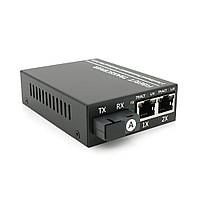 TU  TU 2х портовый медиаконвертор ONV-0110S-SCX-S2-A, 2*100М RJ45 + 1*SC порт ( single mode single fiber,1310/1550nm, 20km )