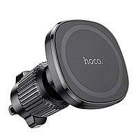 Автотримач HOCO H34, кріплення на решітку, магніт, Black, Box