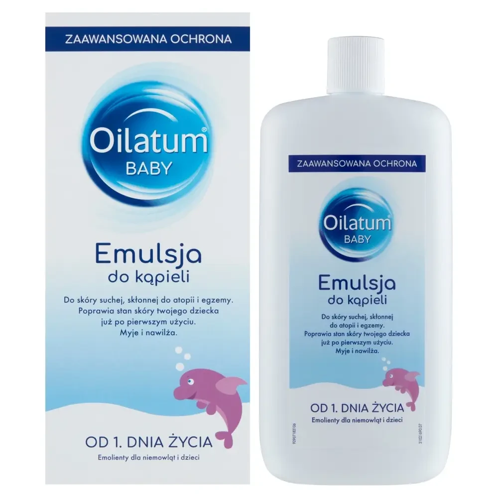 Оilatum 500ml Oйлатум ,емульсія для дитячої ванни/эмульсия для ванной новорожденным