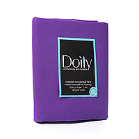 Чехол на кушетку на резинке, спанбонд, Doily, 80 г/м², (0.8 х 2.1), цвет: фиолетовый