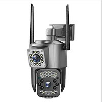 Уличная IP камера видеонаблюдения 4Мп под сим карту 4G SC03 V380pro Камера видеонаблюдения поворотная
