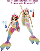 Барби русалка меняет цвет Barbie Dreamtopia Rainbow Magic Mermaid