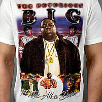 Футболка з принтом Notorious Big S Білий, фото 3