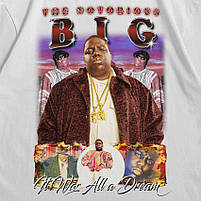 Футболка з принтом Notorious Big S Білий, фото 5
