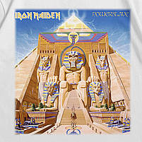 Футболка з принтом Iron Maiden Powerslave XL Білий, фото 3