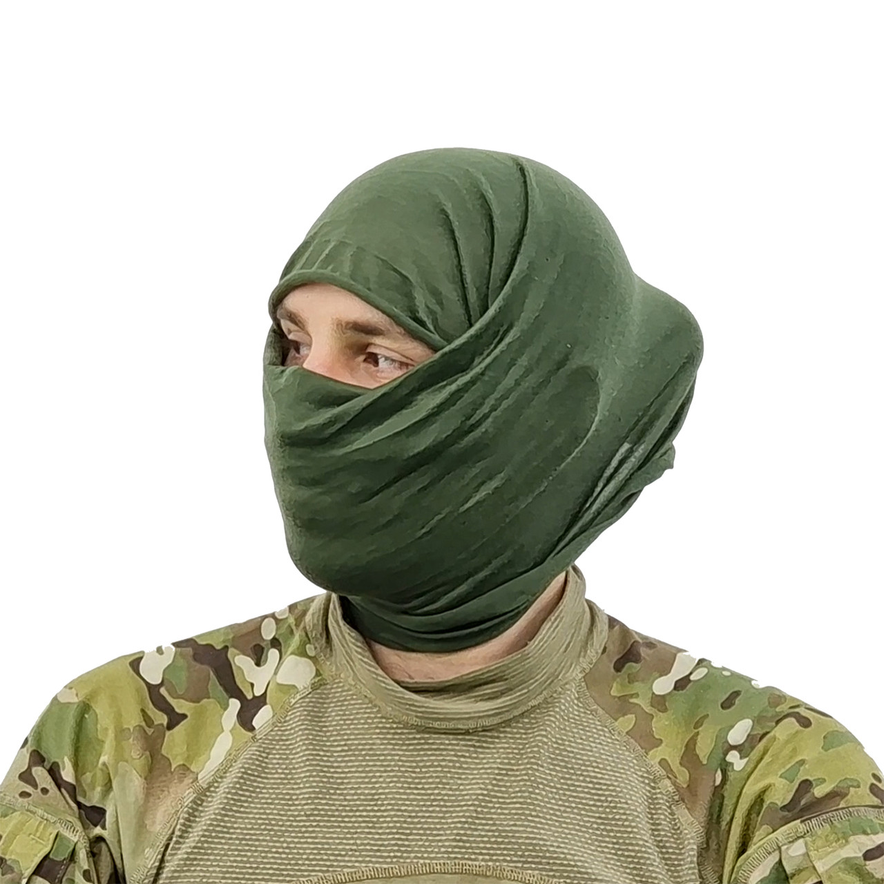 Баф літній KOMBAT UK Tactical Snood (Oliva), kb-ts-olgr - фото 6 - id-p1859765617