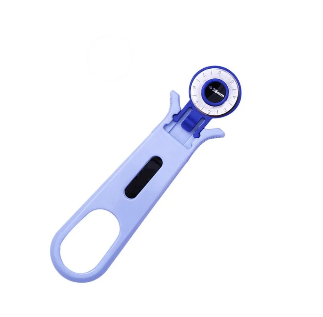 Дисковий ніж для печворку SKC  RC-4 діаметр 28 мм блакитний (6798), фото 1