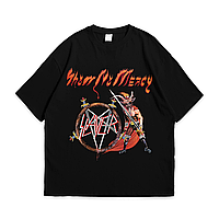 Футболка с принтом Slayer Show No Mercy S Черный