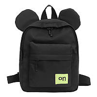 Детский рюкзак TD-705 на одно отделение с ремешком и ушками Black MNB