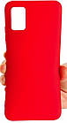 Чохол силіконовий для Samsung A03 2021 Silicone Case Full (Червоний), фото 5