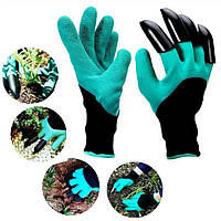 Садові рукавички з кігтями Garden Genie Gloves