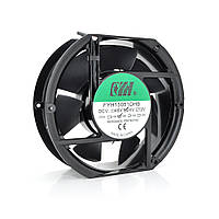 Кулер для охолодження серверних БЖ FYH15051DHB DC sleeve fan 2pin під паяння — 150*150*25 мм, 24V/1.5A,