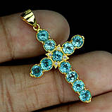 Підвіс. Натуральний апатит. Срібло 925., фото 3