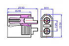 XT60 male 30/60A — Роз'єм-штекер (тато), фото 3