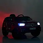 Електромобіль дитячий на пульті керування зі світлом фар Mercedes, фото 7