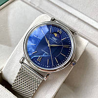 Мужские часы IWC Schaffhausen Portofino Blue Automatic AAA наручные механические с автоподзаводом