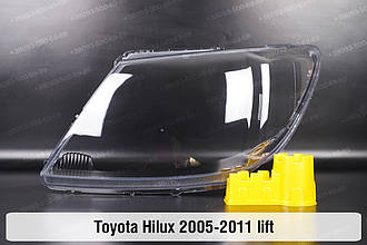 Скло фари Toyota Hilux (2005-2011) VII покоління 1 рестайлінг ліве