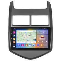 Штатная магнитола Lesko для Chevrolet Aveo II 2011-2020 экран 9" 4/64Gb CarPlay 4G Wi-Fi GPS Prime ha