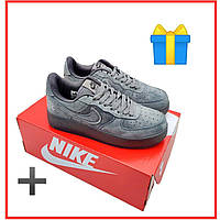 Женские кросовки НайкиЖіночі кросівки Nike Air Force 1 &#x27,07 grey сірі