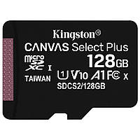Карта памяти 128GB без адаптера, MicroSDXC, Kingston / Флеш карта для телефона / Карта микро сд / Сд карта
