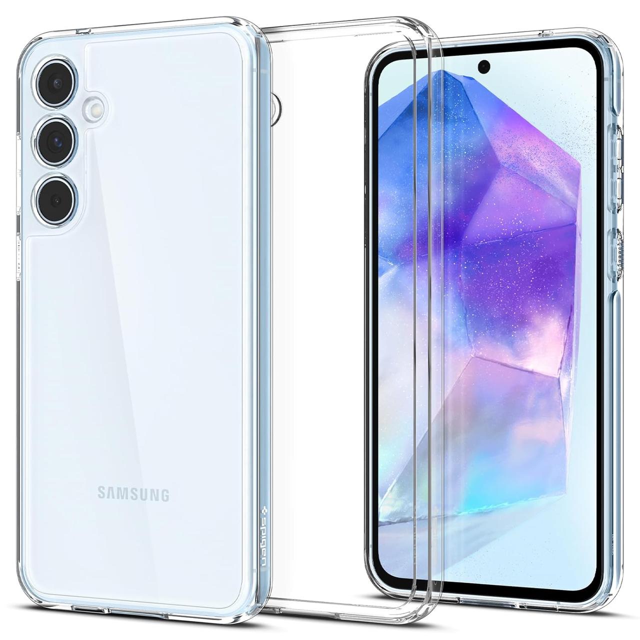 Чохол Spigen для Samsung Galaxy A55 5G - Ultra Hybrid, Crystal Clear (ACS07528)