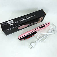 Расческа выпрямитель Fast Hair Straightener. VL-419 Цвет: розовый