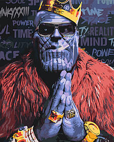 Картина за номерами Марвел Танос 40*50 см Орігамі LW 3067