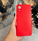 Чохол силіконовий для Samsung A03 Core (A032) Silicone Case Full (Червоний), фото 3