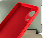 Чохол силіконовий для Samsung A03 Core (A032) Silicone Case Full (Червоний), фото 5