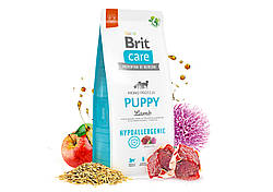 Brit Care Dog Hypoallergenic Puppy 12 кг Сухий корм Бріт кеа для цуценят всіх порід з ягням