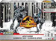 Адвент календарь с динозаврами Advent Jurassic World Mattel