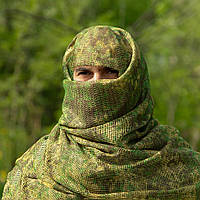 CamoTec маскировочная шарф-сетка SFVS PENCOTT Green, маскировочная сеть, многофункциональный шарф