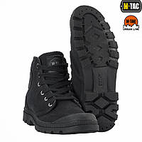 Тактические кеды M-TAC BLACK, военные демисезонные черные легкие кроссовки для полиции